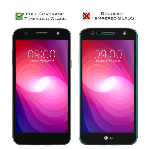 lg x power 2 screen protector tempered glass - black - www.coverlabusa.com