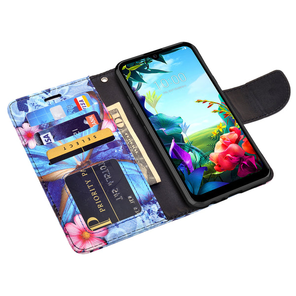 lg stylo 6 wallet case - blue butterfly - www.coverlabusa.com