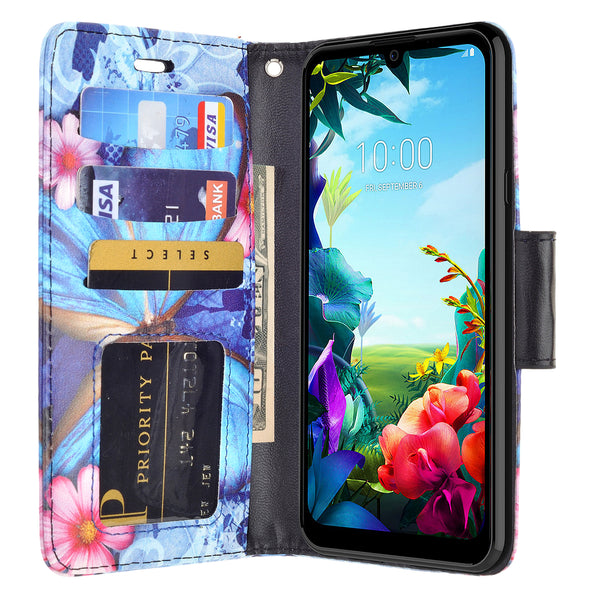 lg stylo 6 wallet case - blue butterfly - www.coverlabusa.com