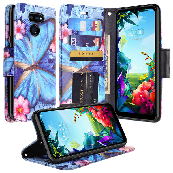lg stylo 6 wallet case - blue butterfly - www.coverlabusa.com