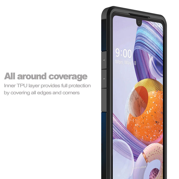 lg stylo 6 hybrid case - blue butterfly - www.coverlabusa.com