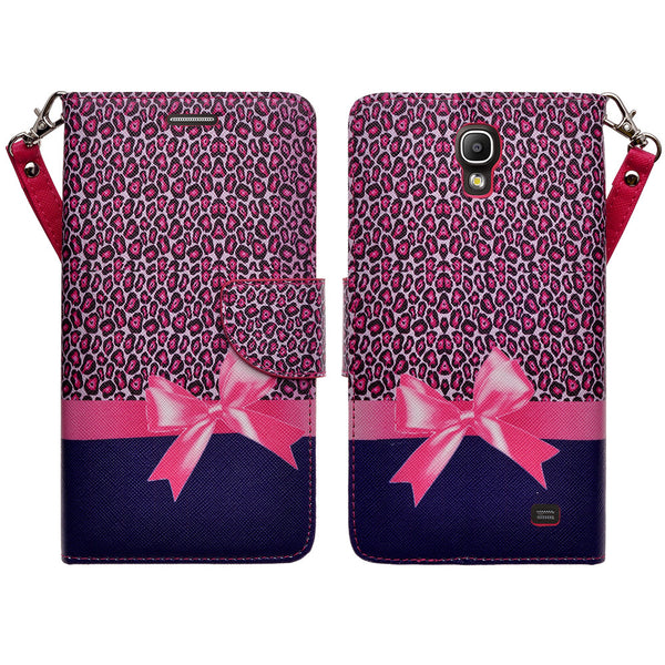 samsung galaxy mega 2 leather wallet case - cheetah prints - www.coverlabusa.com