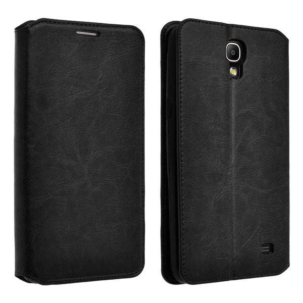 samsung galaxy mega2 leather wallet case - black - www.coverlabusa.com