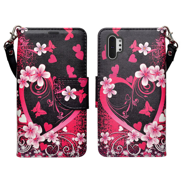samsung galaxy a32 5g wallet case - heart butterflies - www.coverlabusa.com