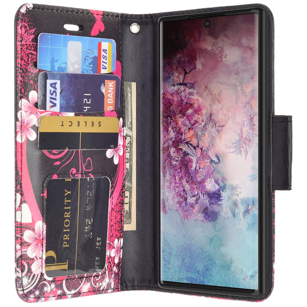 samsung galaxy a32 5g wallet case - heart butterflies - www.coverlabusa.com