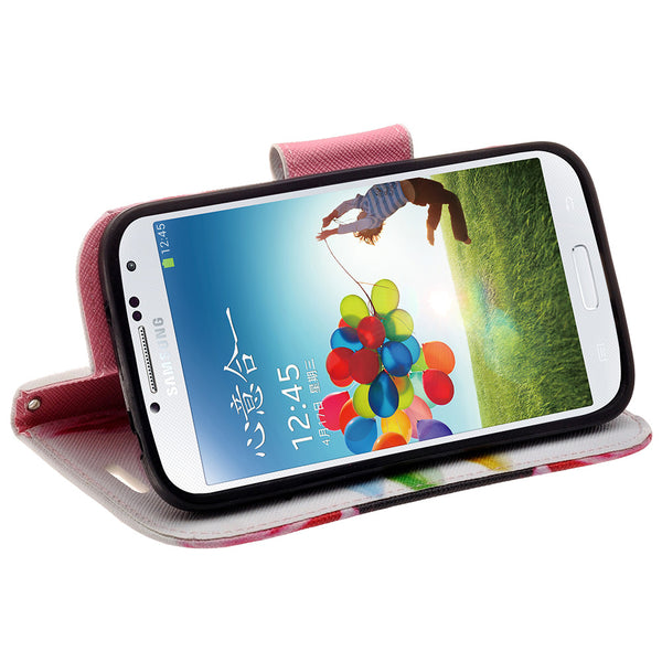 samsung galaxy S4 leather wallet case - Vivid Sunflower - www.coverlabusa.com