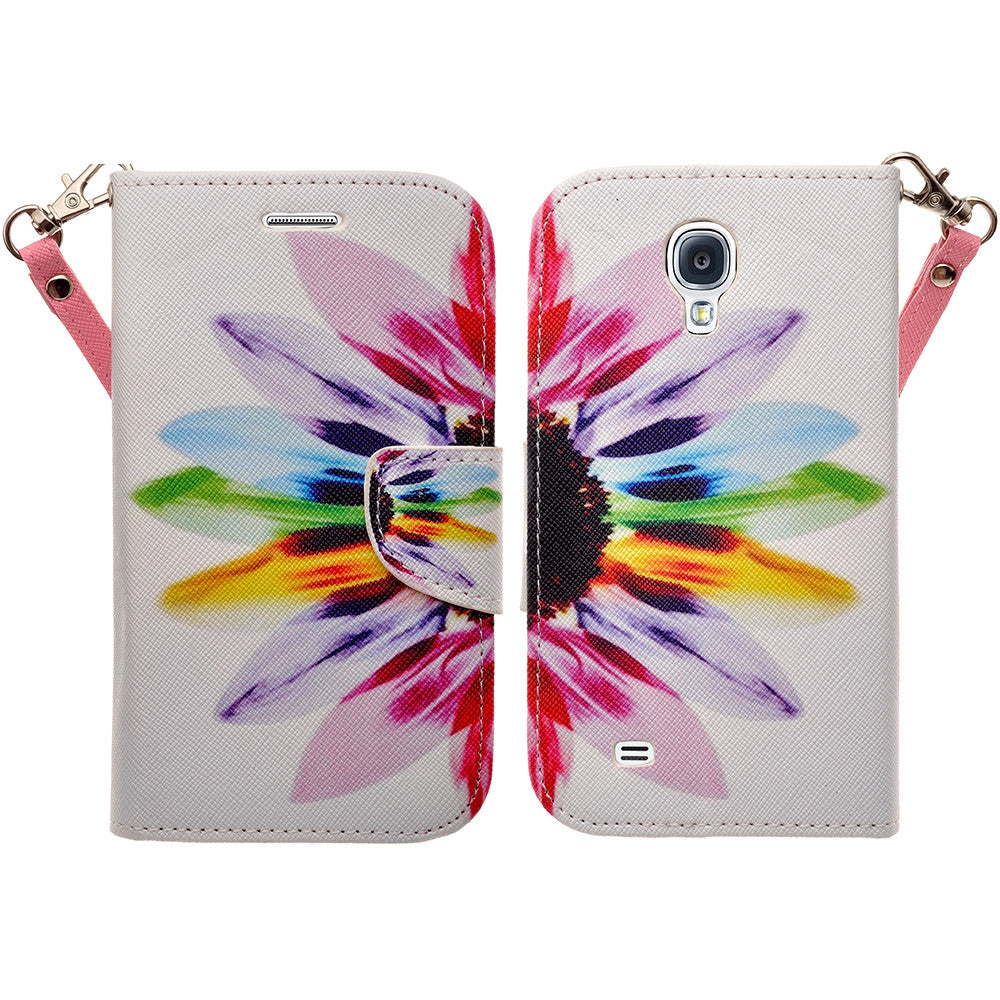 samsung galaxy S4 leather wallet case - Vivid Sunflower - www.coverlabusa.com