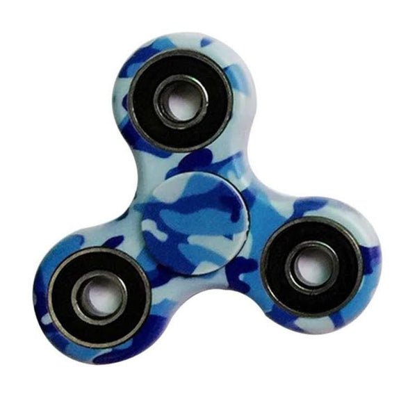 hand fidget spinner - camo blue - www.coverlabusa.com