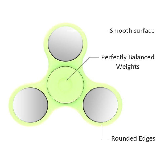 LED fidget spinner hand toy - green - www.coverlabusa.com