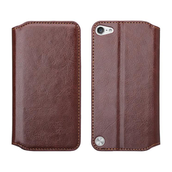 iPod Touch 5 / Ipod Touch 6 Wallet Case, Pu Leather Case Credit Card Slots - Brown www.coverlabusa.com