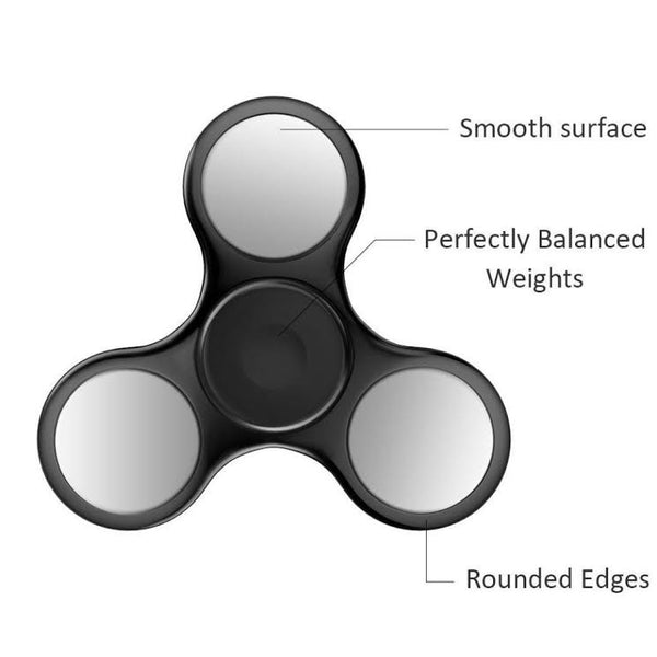 LED fidget spinner hand toy - black - www.coverlabusa.com