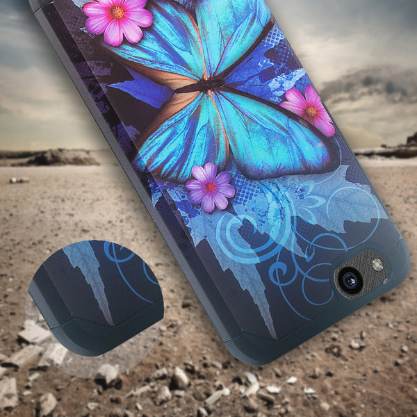 ZTE Tempo X | N9137 | ZTE Blade Vantage Case - Blue Butterfly - www.coverlabusa.com