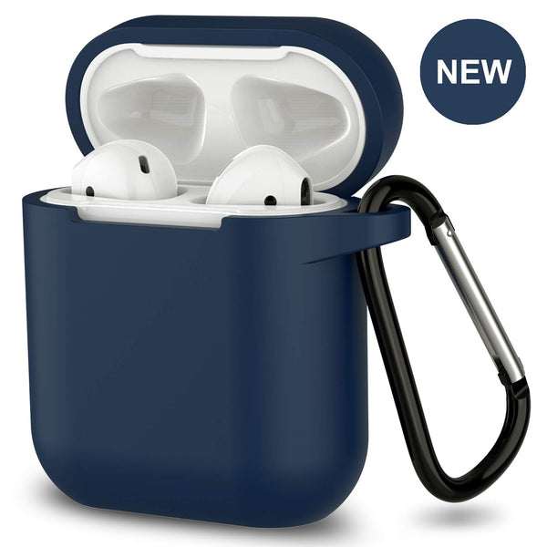apple airpods charging case silicone cover - www.coverlabusa.com - navy