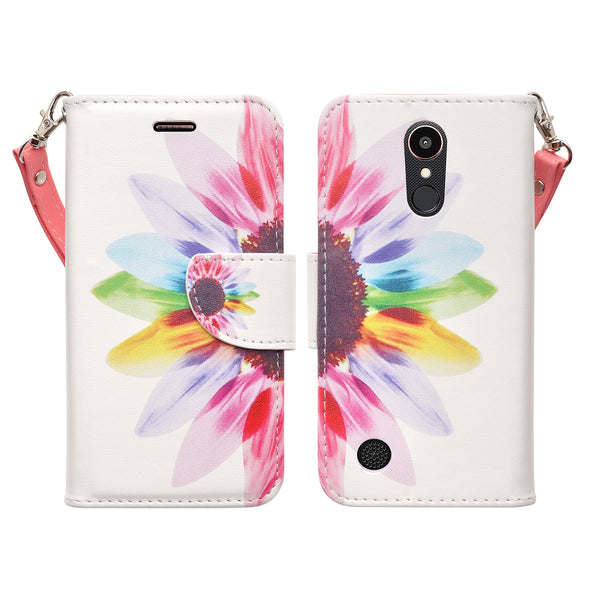 LG K20 V Case, K20 Plus leather wallet case - vivid sunflower - www.coverlabusa.com