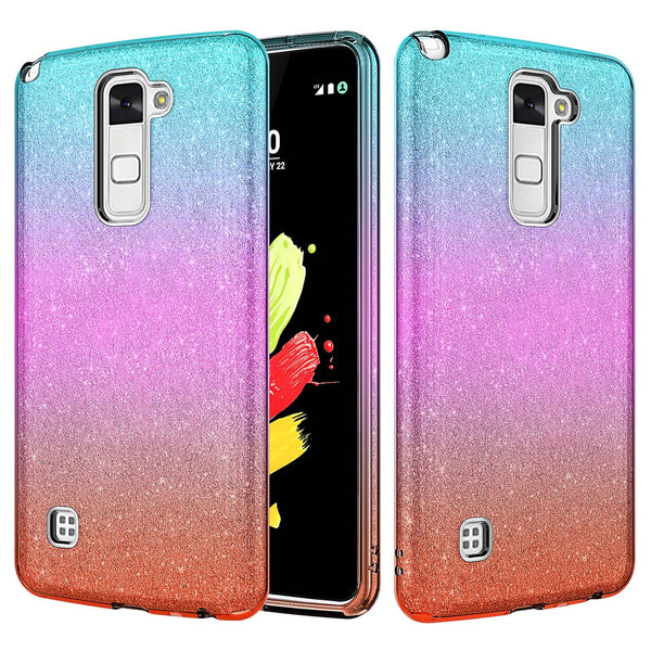 lg stylo 2 glitter case - teal - www.coverlabusa.com