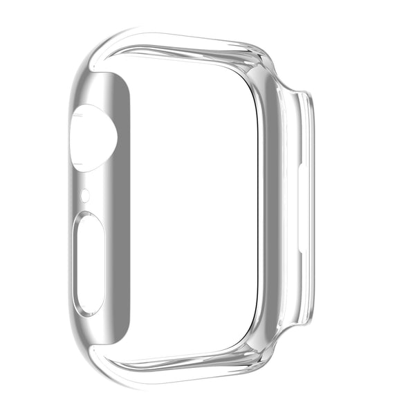 Apple Watch iWatch Series 7 Case With Tempered Glass Shockproof Full Cover - 41mm - Silver - www.coverlabusa.com
