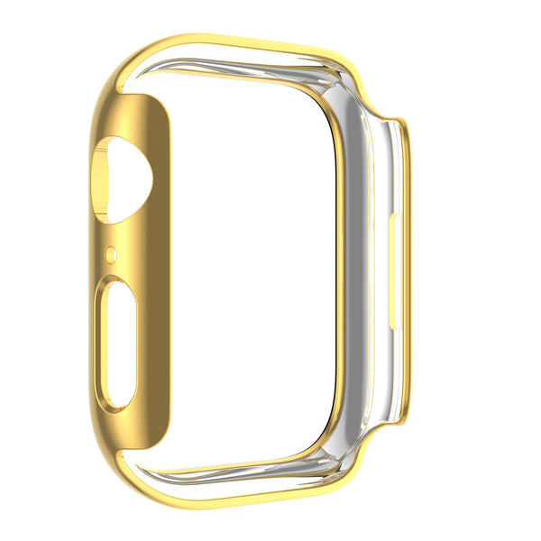 Apple Watch iWatch Series 7 Case With Tempered Glass Shockproof Full Cover - 41mm - Gold - www.coverlabusa.com