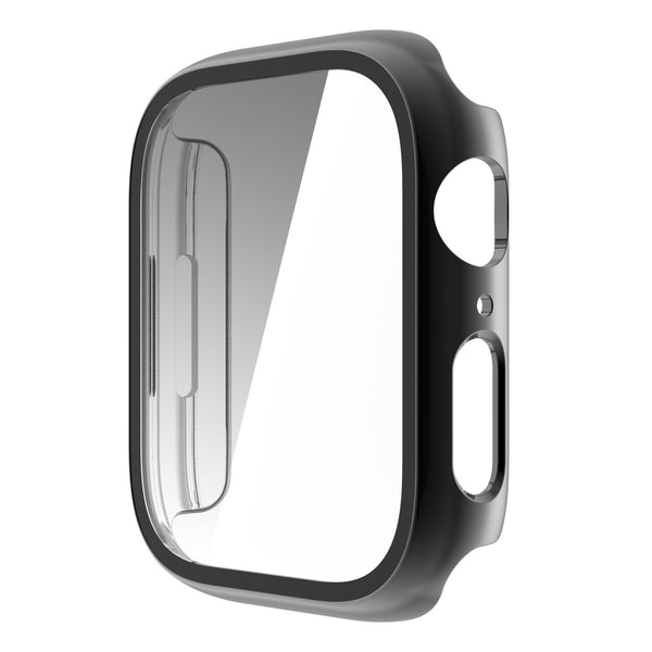 Apple Watch iWatch Series 7 Case With Tempered Glass Shockproof Full Cover - 41mm - Black - www.coverlabusa.com