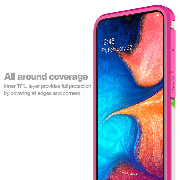 samsung galaxy a10e hybrid case - vivid sunflower - www.coverlabusa.com