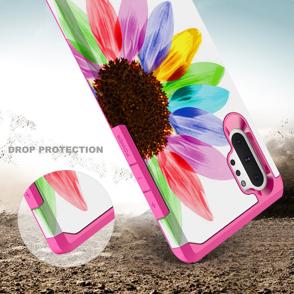 samsung galaxy note 10 hybrid case - vivid sunflower - www.coverlabusa.com