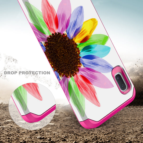 samsung galaxy a10e hybrid case - vivid sunflower - www.coverlabusa.com