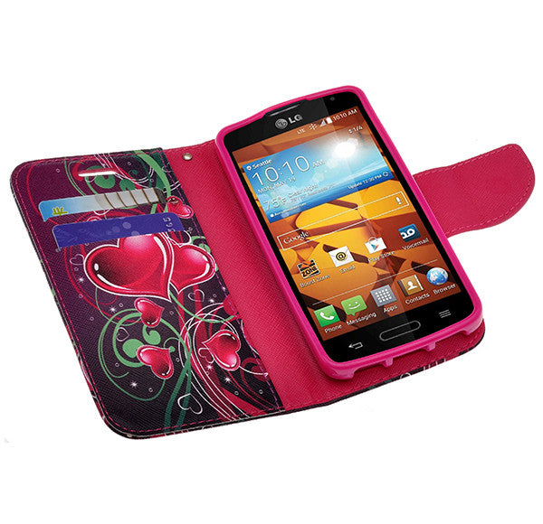 lg volt wallet case - heart strings - www.coverlabusa.com