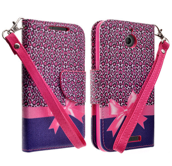 HTC Desire 510 Case - HOT PINK CHEETAH www.coverlabusa.com