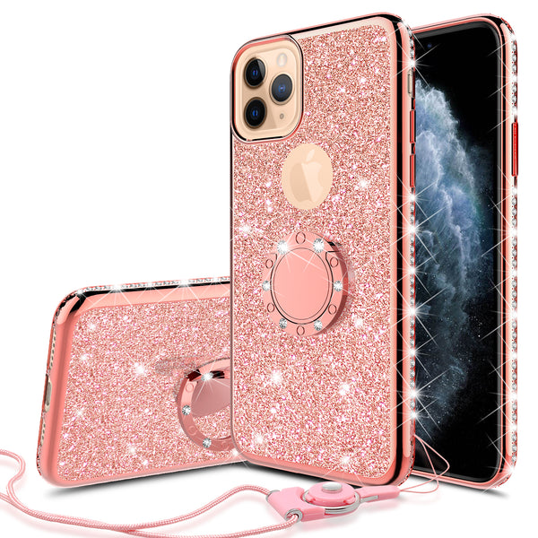 Apple iPhone 11 Case,Hard Clear Glitter Sparkle Flowing Liquid Heavy D –  SPY Phone Cases and accessories