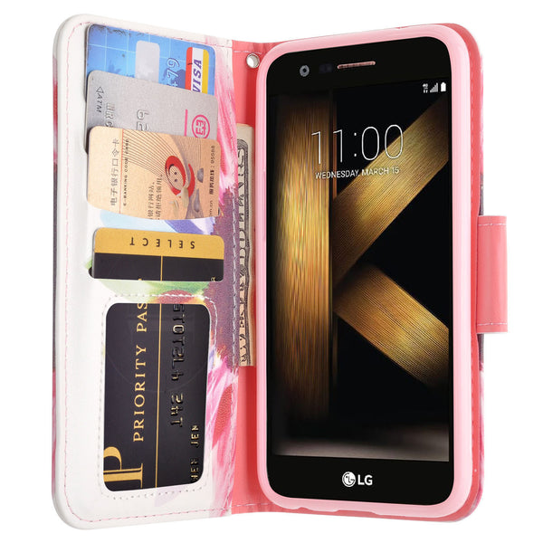 LG K20 V Case, K20 Plus leather wallet case - vivid sunflower - www.coverlabusa.com