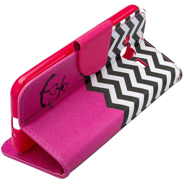 core prime wallet case, www.coverlabusa.com  HOT PINK anchor 