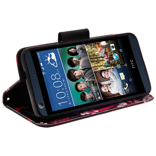 HTC Desire 626 Case - Hot Pink Hearts - www.coverlabusa.com