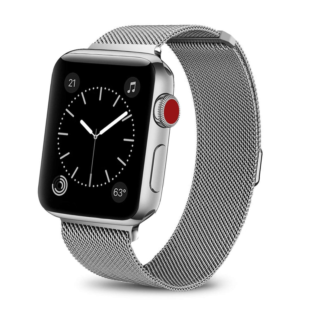 Apple watch 42mm stainless steel case with milanese loop deals