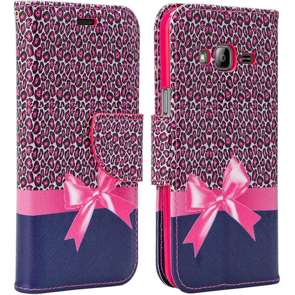 Galaxy Go Prime / Grand Prime Wallet Case hot pink cheetah, www.coverlabusa.com