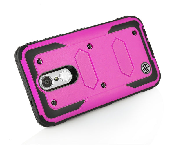 LG ARISTO holster case with screen protector - purple - www.coverlabusa.com