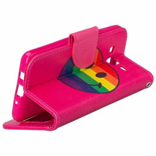 j7 rainbow emoji wallet case - www.coverlabusa.com