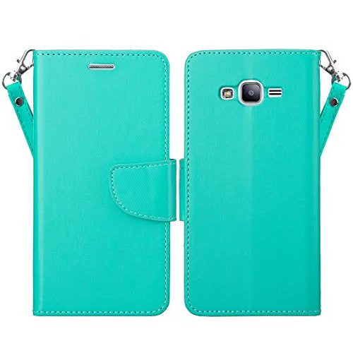 samsung galaxy j7 case - teal wallet - www.coverlabusa.com