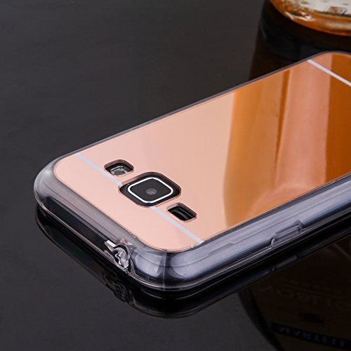 Galaxy J3 Case, Galaxy Sky, Galaxy Express Prime Case, Galaxy Sol, Galaxy Amp Prime - mirror rose gold - www.coverlabusa.com