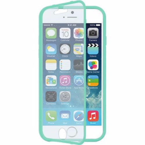 iphone 6 full body tpu case with screen protector - teal - www.coverlabusa.com