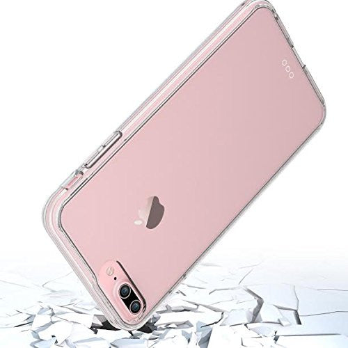 apple iphone 8 plus slim non slip bumper case clear - www.coverlabusa.com
