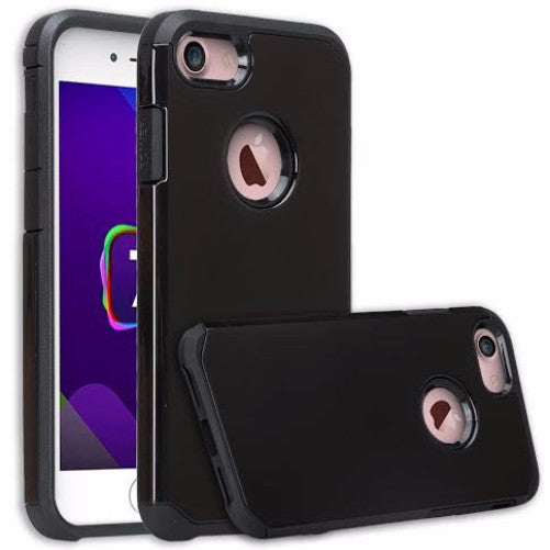 iphone 7 plud case, iphone 7 plus hybrid case - black - www.coverlabusa.com