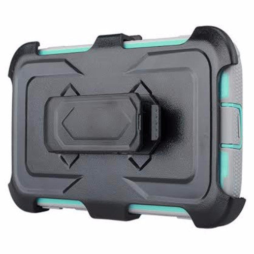 motorola moto g4, g4 plus heavy duty holster case - teal - www.coverlabusa.com