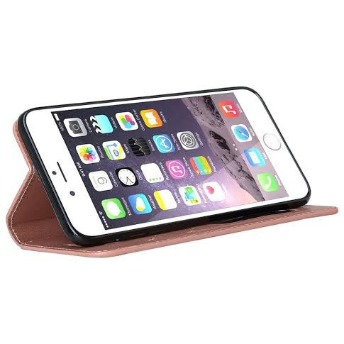 iphone 8 plus case, iphone 8 plus wallet case - rose gold - www.coverlabusa.com