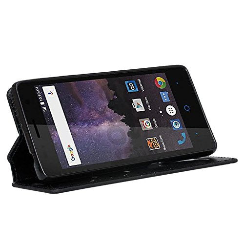 zte tempo wallet case - black - www.coverlabusa.com