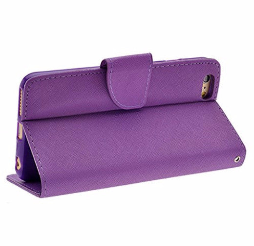 iphone 6s case, apple iphone 6 wallet case - purple - coverlabusa.com
