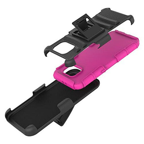 galaxy S6 holster shell case - hot pink - www.coverlabusa.com