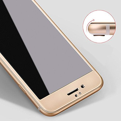 iphone 8 screen protector, iphone 8 temper glass - gold - www.coverlaubusa.com