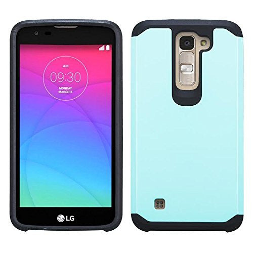 lg k8 hybrid case - teal - www.coverlabusa.com