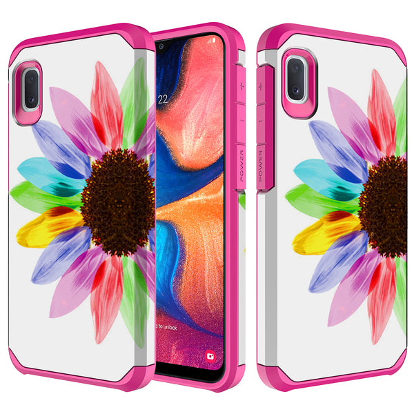 samsung galaxy a10e hybrid case - vivid sunflower - www.coverlabusa.com