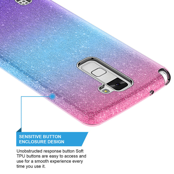 lg stylo 3 glitter case - hot pink - www.coverlabusa.com