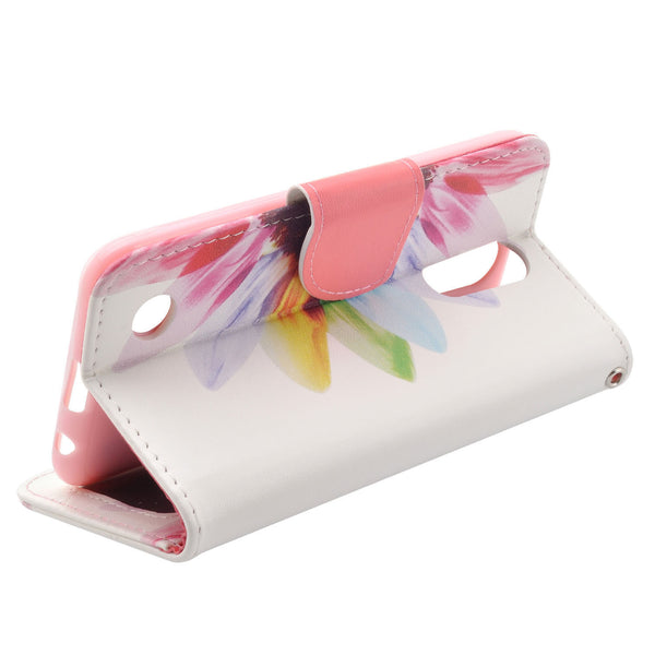 LG K20 V Case, K20 Plus leather wallet case - vivid sunflower - www.coverlabusa.com